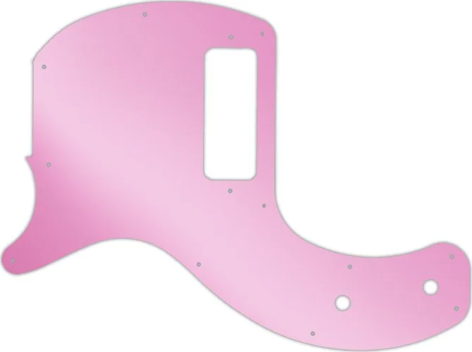 WD Custom Pickguard For Left Hand Gibson 2019-Present Les Paul Junior Tribute DC #10P Pink Mirror