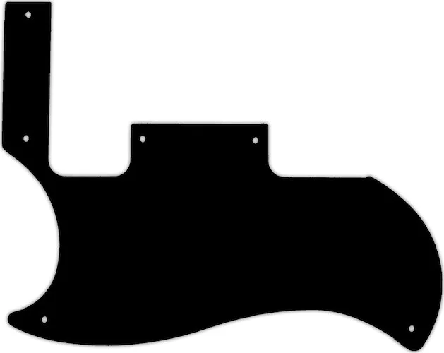 WD Custom Pickguard For Left Hand Gibson 50th Anniversary Pete Townshend SG Special #03 Black/White/Black