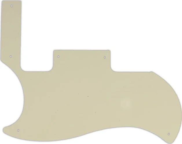 WD Custom Pickguard For Left Hand Gibson 50th Anniversary Pete Townshend SG Special #55 Parchment 3 Ply