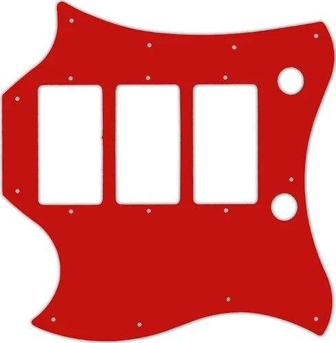 WD Custom Pickguard For Left Hand Gibson "Captain" Kirk Douglas Signature Roots SG #07 Red/White/Red