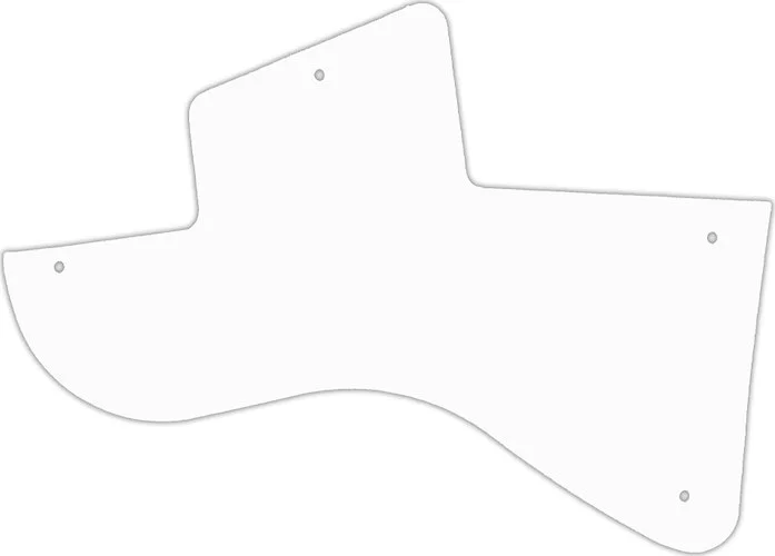 WD Custom Pickguard For Left Hand Gibson Les Paul Junior Special Humbucker #04 White/Black/White