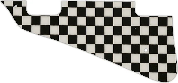 WD Custom Pickguard For Left Hand Gibson Les Paul Deluxe #CK01 Checkerboard Graphic