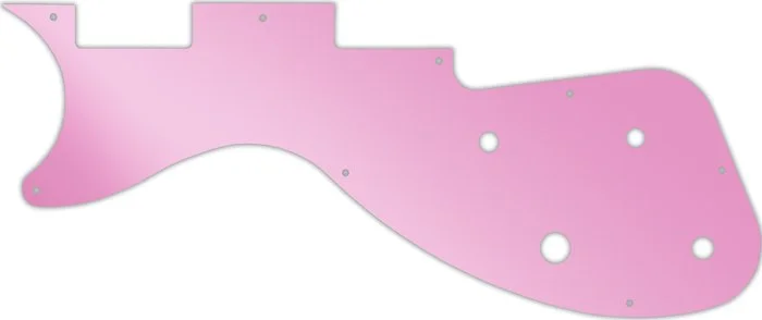 WD Custom Pickguard For Left Hand Gibson M2 S-Series Les Paul #10P Pink Mirror