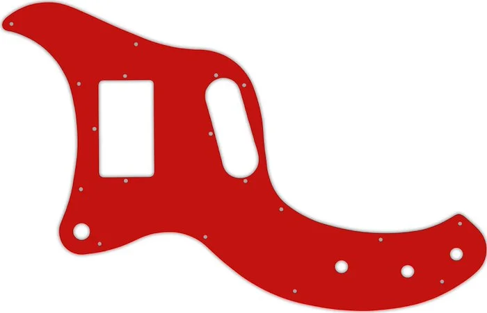 WD Custom Pickguard For Left Hand Gibson Marauder #07S Red Solid