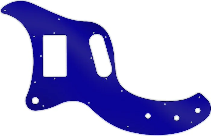 WD Custom Pickguard For Left Hand Gibson Marauder #10DBU Dark Blue Mirror
