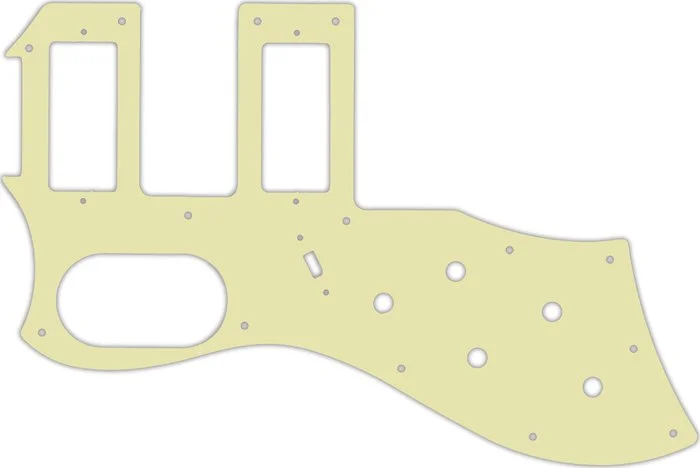 WD Custom Pickguard For Left Hand Guild 2016 S-200 T-Bird Reissue #34S Mint Green Solid
