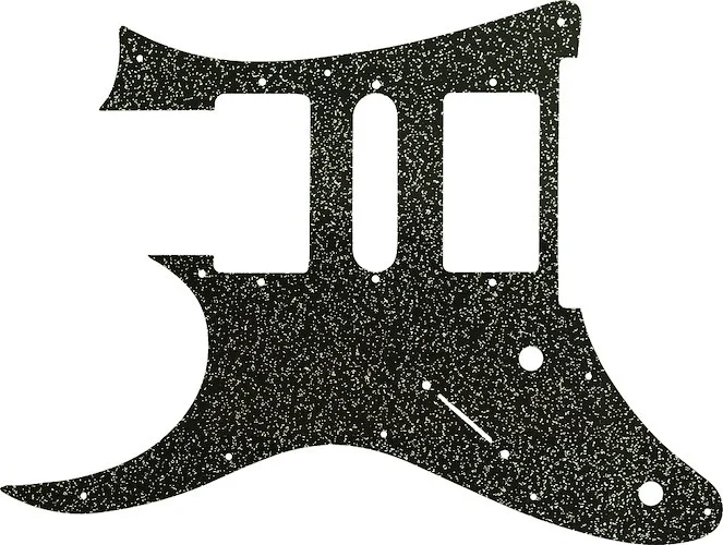 WD Custom Pickguard For Left Hand Ibanez 2009 RG350DX #60BS Black Sparkle 