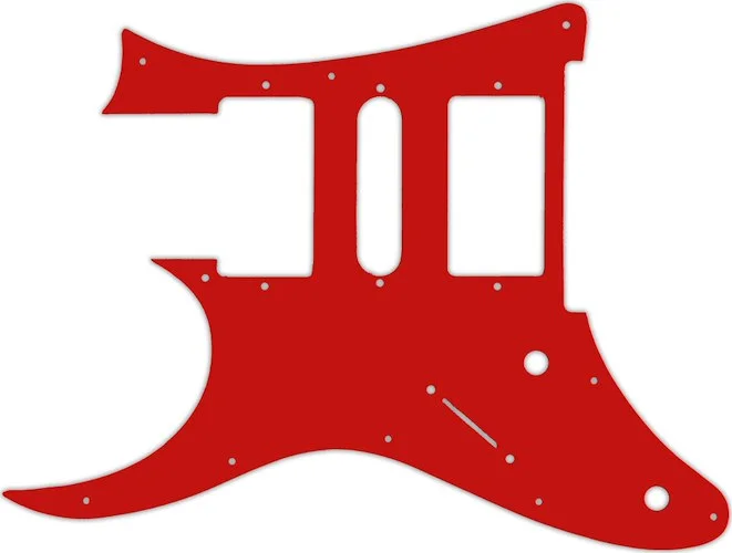 WD Custom Pickguard For Left Hand Ibanez 2009 RG350DX #07S Red Solid