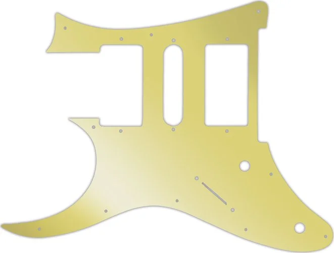 WD Custom Pickguard For Left Hand Ibanez 2009 RG350DX #10GD Gold Mirror
