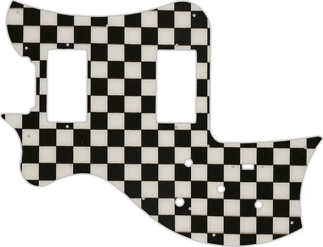 WD Custom Pickguard For Left Hand Maton Australia 2014 MS500 #CK01 Checkerboard Graphic