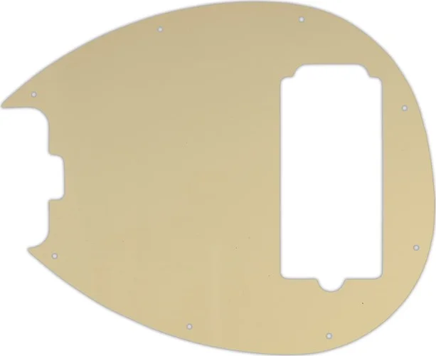 WD Custom Pickguard For Left Hand Music Man 5 String Sterling 5-H Bass #06B Cream/Black/Cream