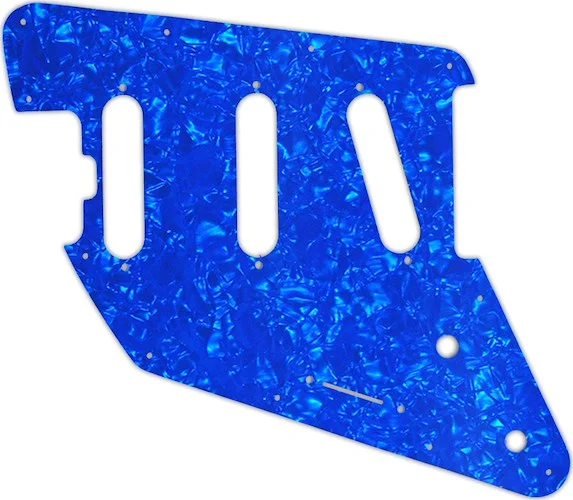 WD Custom Pickguard For Left Hand Music Man Albert Lee SSS #28BU Blue Pearl/White/Black/White