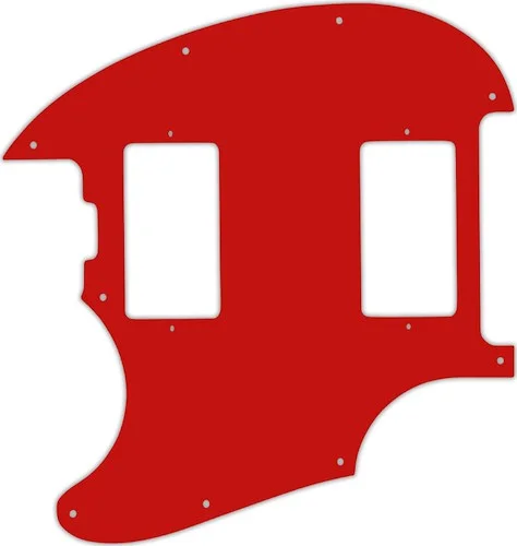 WD Custom Pickguard For Left Hand Music Man StingRay II #07S Red Solid