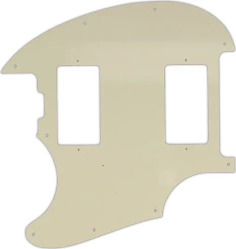 WD Custom Pickguard For Left Hand Music Man StingRay II #55S Parchment Solid