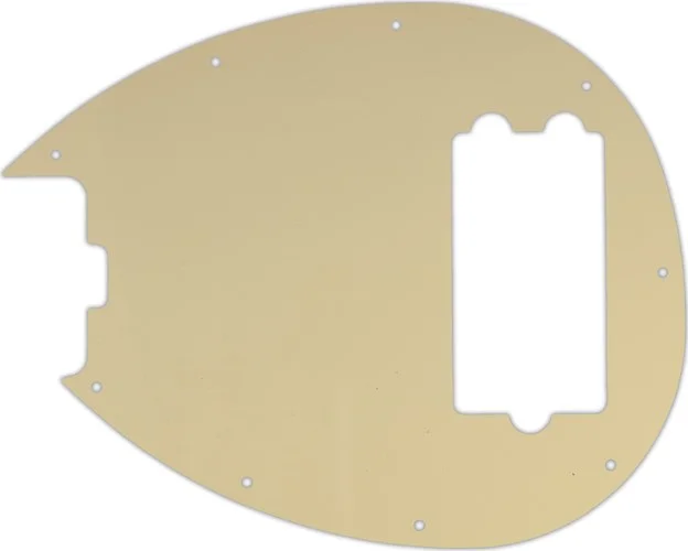 WD Custom Pickguard For Left Hand Music Man Sterling 4-H Bass #06T Cream Thin