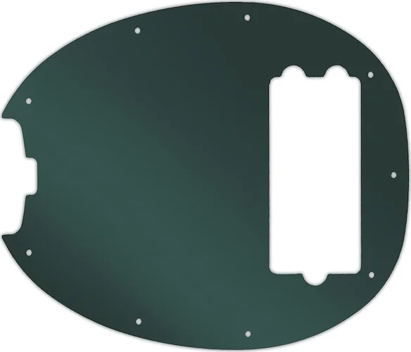 WD Custom Pickguard For Left Hand Music Man Old Smoothie 40th Anniversary StingRay Bass #10S Smoke Mirror