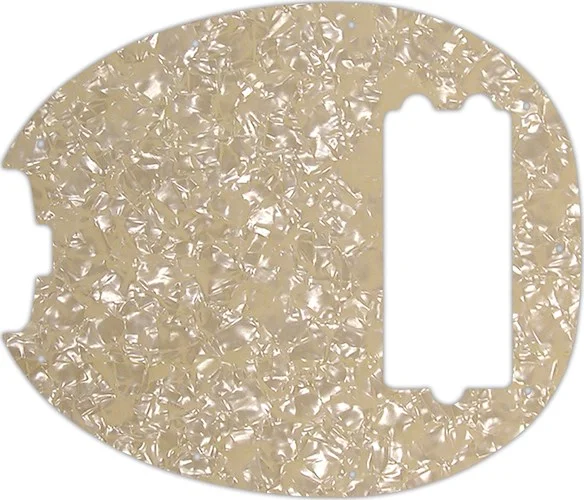 WD Custom Pickguard For Left Hand Music Man Old Smoothie 40th Anniversary StingRay Bass #28C Cream Pearl/Cream