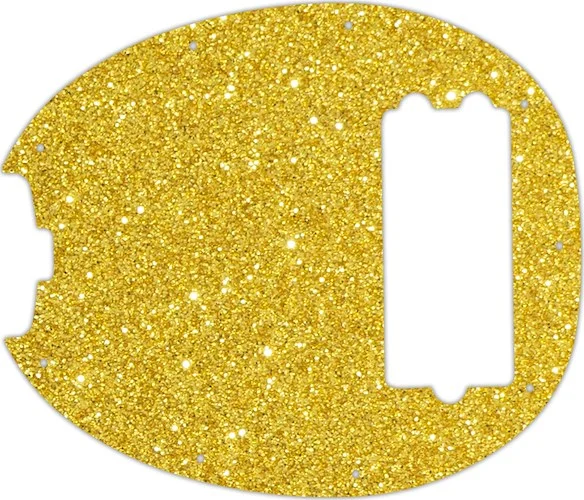 WD Custom Pickguard For Left Hand Music Man Old Smoothie 40th Anniversary StingRay Bass #60GS Gold Sparkle 