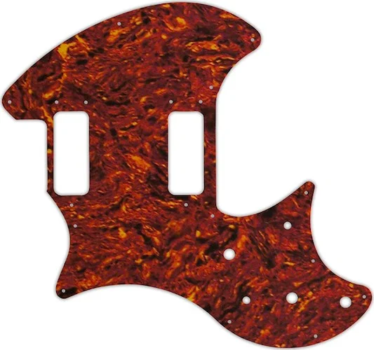 WD Custom Pickguard For Left Hand Ovation Breadwinner #05W Tortoise Shell/White