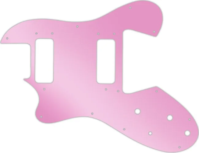 WD Custom Pickguard For Left Hand Ovation Viper #10P Pink Mirror
