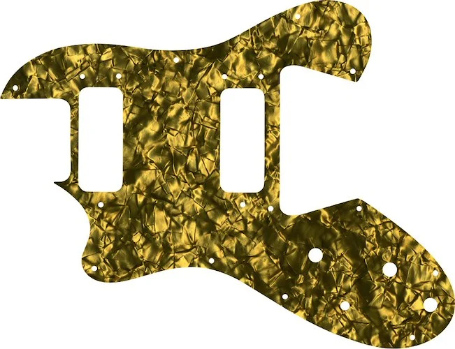 WD Custom Pickguard For Left Hand Ovation Viper #28GD Gold Pearl/Black/White/Black