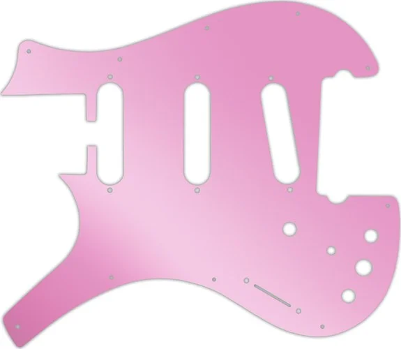 WD Custom Pickguard For Left Hand Parker 3 Single Coil Nitefly V1 #10P Pink Mirror