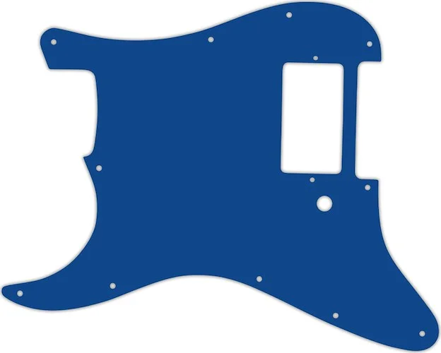 WD Custom Pickguard For Left Hand Single Humbucker Fender Stratocaster #08 Blue/White/Blue