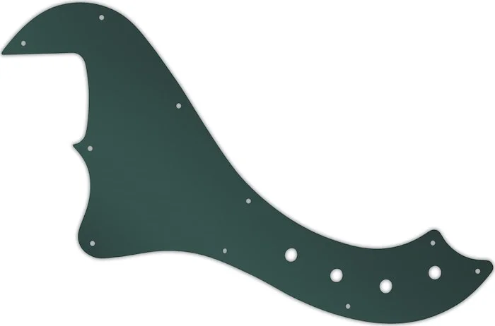 WD Custom Pickguard For Left Hand Squier By Fender Deluxe Dimension Bass IV #10S Smoke Mirror