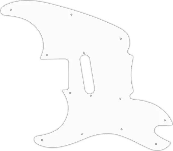 WD Custom Pickguard For Left Hand Squier By Fender 2004-2006 '51 #02 White