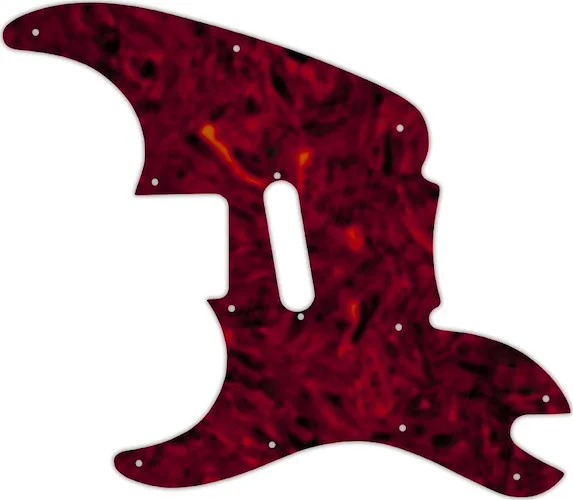 WD Custom Pickguard For Left Hand Squier By Fender 2004-2006 '51 #05T Tortoise Shell Solid (Semi-Transparent)