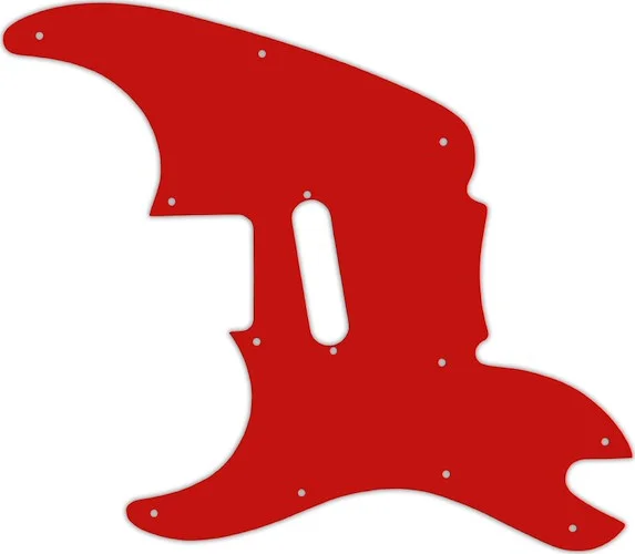 WD Custom Pickguard For Left Hand Squier By Fender 2004-2006 '51 #07S Red Solid