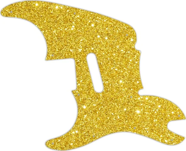 WD Custom Pickguard For Left Hand Squier By Fender 2013-Present '51 #60GS Gold Sparkle 