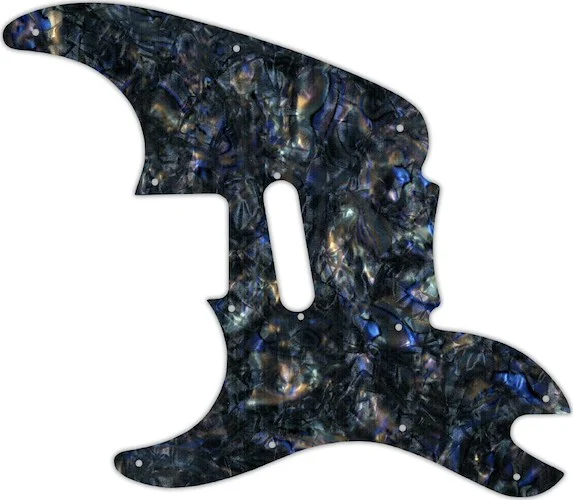 WD Custom Pickguard For Left Hand Squier By Fender 2004-2006 '51 #35 Black Abalone