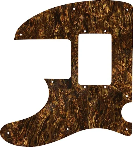 WD Custom Pickguard For Left Hand Squier By Fender Vintage Modified Telecaster Bass Special #28TBP Tortoise Brown Pearl