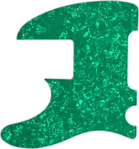 WD Custom Pickguard For Left Hand Squier By Fender Vintage Modified Telecaster Bass #28GR Green Pearl/White/Bl