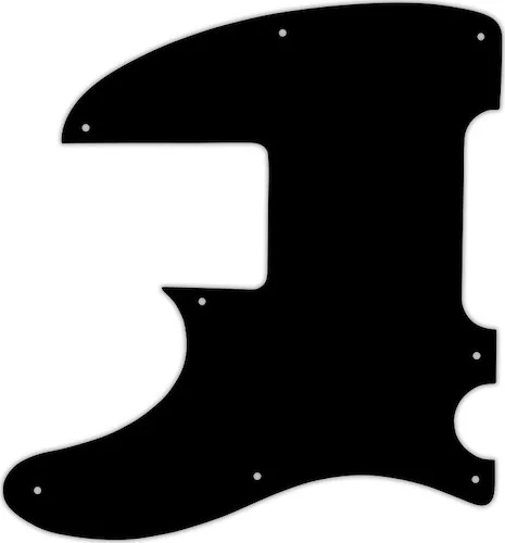 WD Custom Pickguard For Left Hand Squier By Fender Vintage Modified Telecaster Bass #29T Matte Black Thin