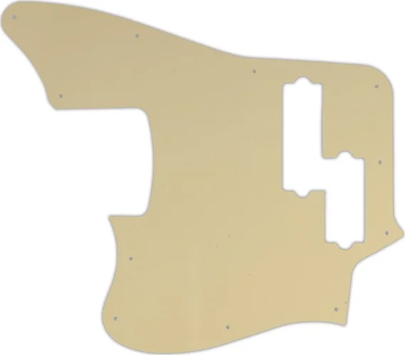 WD Custom Pickguard For Left Hand Squier By Fender 5 String Vintage Modified Jaguar Bass V Special #06B Cream/