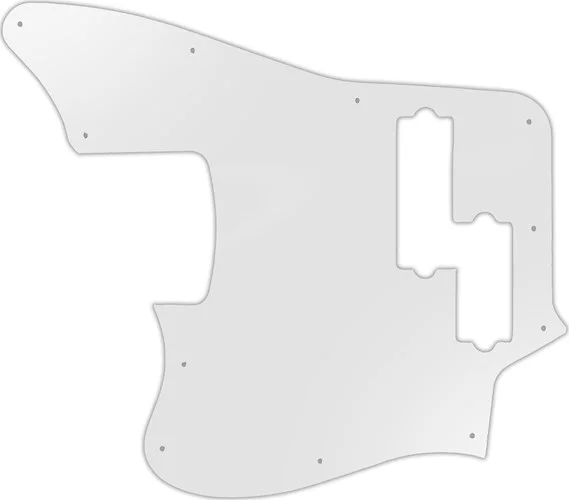 WD Custom Pickguard For Left Hand Squier By Fender 5 String Vintage Modified Jaguar Bass V Special #22 Translu