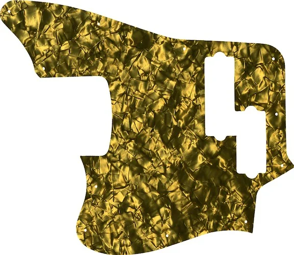 WD Custom Pickguard For Left Hand Squier By Fender 5 String Vintage Modified Jaguar Bass V Special #28GD Gold Pearl/Black/White/Black