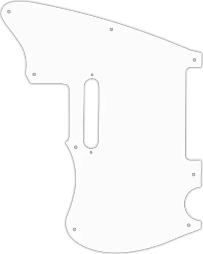 WD Custom Pickguard For Left Hand Squier By Fender 2020 Paranormal Offset Telecaster #04 White/Black/White