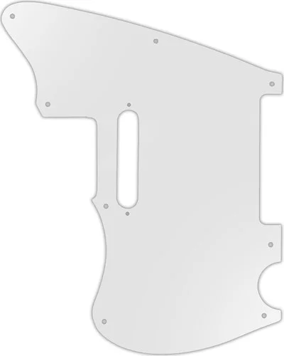 WD Custom Pickguard For Left Hand Squier By Fender 2020 Paranormal Offset Telecaster #22 Translucent Milk Whit