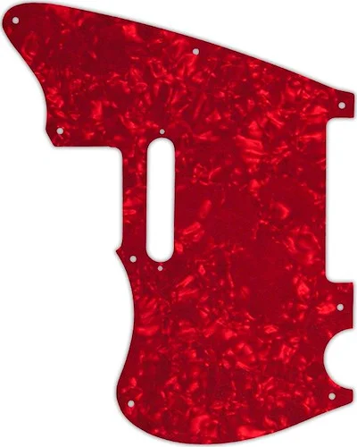 WD Custom Pickguard For Left Hand Squier By Fender 2020 Paranormal Offset Telecaster #28R Red Pearl/White/Blac