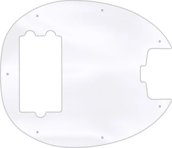 WD Custom Pickguard For Music Man 2019 Short Scale StingRay Special #45 Clear Acrylic
