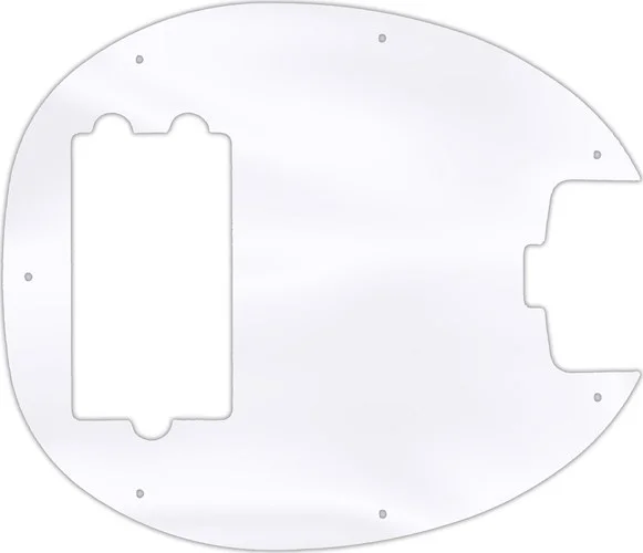 WD Custom Pickguard For Music Man 2019 Short Scale StingRay Special #45T Clear Acrylic Thin