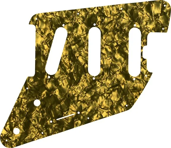 WD Custom Pickguard For Music Man Albert Lee SSS #28GD Gold Pearl/Black/White/Black