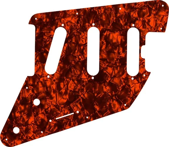 WD Custom Pickguard For Music Man Albert Lee SSS #28OP Orange Pearl/Black/White/Black