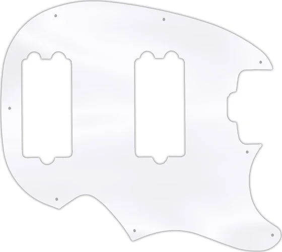 WD Custom Pickguard For Music Man Classic Sabre #45T Clear Acrylic Thin