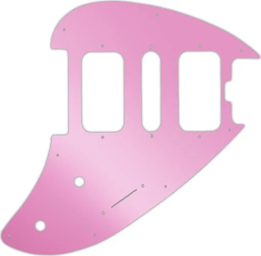 WD Custom Pickguard For Music Man Silhouette #10P Pink Mirror