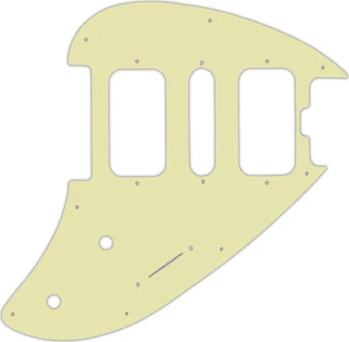WD Custom Pickguard For Music Man Silhouette #34 Mint Green 3 Ply