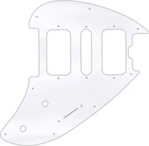 WD Custom Pickguard For Music Man Silhouette #45T Clear Acrylic Thin